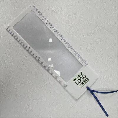 3-in-1 Bookmark With Ruler & Magnifier